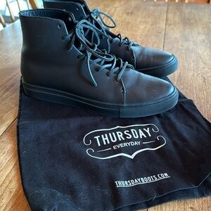 Thursday Boots Leather Hightop Sneakers